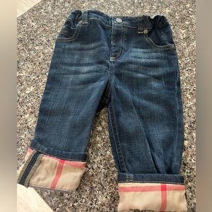 Kids - Baby Burberry Jeans - size 12 months